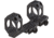 American Defense Manufacturing 2in Offset - 34mm Dual Ring Scope Mount w/ 1/2in Titanium GI Bolts, Black, Small, AD-RECON-34-TGIB