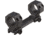 American Defense Manufacturing 30mm Dual Ring Scope Mount w/ 1/2in Titanium GI Bolts, Black, Small, AD-DELTA-30-TGIB