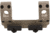 American Defense Manufacturing 30mm Straight Up Dual Ring Scope Mount w/ 1/2in Titanium GI Bolts, Flat Dark Earth, Small, AD-RECON-S-30-FDE-TGIB