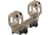 American Defense Manufacturing 30mm Straight Up Dual Ring Scope Mount w/ 1/2in Titanium GI Bolts, Flat Dark Earth, Small, AD-RECON-S-30-FDE-TGIB