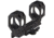American Defense Manufacturing Dual Ring Scope Mount Straight Up Mount, Single QD Lever, 32mm Rings, Black, AD-SCOUT-S 32 STD-TL