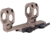 American Defense Manufacturing Dual Ring Scope Mount w/ 2in Offset and 1,93in Top of Rail to Centerline of Rings, 40mm Rings, Flat Dark Earth, AD-RECON-H 40 STD FDE-TL