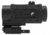 American Defense Manufacturing Flik5 Fixed Power 5X Magnifier w/ ADM Transition Mount and Titanium Lever, Black, Medium, FLIK-5X, EDEMO1