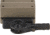 American Defense Manufacturing One Piece Mount Co-Witness for the Trijicon MRO, Flat Dark Earth, AD-MRO-10 STD FDE-TL