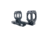 American Defense Manufacturing Recon M Dual Non-QD Rifle Scope Mount, 30mm, Black, AD-RECON-M-30-GIS