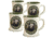 American Expedition Diner Mugs, Set of 4, Black Bear 4012080