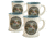 American Expedition Diner Mugs, Set of 4, Rainbow Trout 4012082