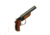 American Gun Craft Diablo Break Open Shotgun Pistol, 12 Gauge, 6 inch Barrel with Rosewood Grips, gpf-1537