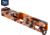 American Tactical Arms OPMOD ATA19 Badger Slide W/ Optic Cut, Glock 19, Gen 3, Orange Digital, SLD-ATA19-BDR-DIGI-ORNG-RMR