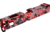 American Tactical Arms OPMOD ATA19 Badger Slide W/ Optic Cut, Glock 19, Gen 3, Red Digital, SLD-ATA19-BDR-DIGI-RED-RMR