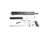American Tactical Imports Omni Hybrid MAXX Polymer Upper Receiver 8.5in .300AAC Pistol Kit, Lower Parts Kit, ATIPKTH02