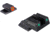 AmeriGlo Trooper Tritium Square-Notch Pistol Night Sight Set, Smith &amp; Wesson Bodyguard 2.0, LumiGreen Front Sight Outline, Black Outline Rear Sight, Black, SWBG-823