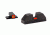 Ameriglo Cap Sight for Bersa BP9,40,380,Green Tritium Lime Green Lumi Square Outline Front,Red Lumi Line Non Tritium Rear BS-615