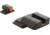 AmeriGlo CAP Sight Set for SmithWesson M&amp;P w/Front Green Tritium Orange Square Outline/ Rear Orange Line Non Trit, SW-616