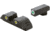 AmeriGlo Classic 3 Dot Night Sight Set, Glock 17/19/19x/26/34 Gen 5, Yellow Front, GL-5115
