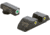 AmeriGlo Classic 3 Dot Night Sight Set, Glock 17/19/19x/26/34 Gen 5, Yellow Front, GL-5115