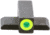 AmeriGlo Front Only-Green Tritium, LumiGreen Outline Front .220in H .140in W, SA-212-220-GR