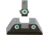AmeriGlo Classic Tritium Sight Set for Glock, Model 42/43/43X/48, Tritium Green, Black, GL430
