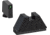 AmeriGlo Glock 2XL Tritium Night Sight Suppressor/Optic Height Set, Tall Green Tritium Black Outline .350in front, FlatBlack .429in Rear, Fits all Glock Except 42 &amp; 43, 2XL, up to 0.319in DH, GL-810