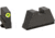 AmeriGlo Glock 3XL Tritium Night Sight Suppressor/Optic Height Sets, Green Tritium LumiGreen Outline .365in front, FlatBlack .451in Rear, Fits all Glock Except 42 &amp; 43, 3XL, up to 0.341in DH, GL-691