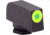 AmeriGlo Glock Pro-Glo Tritium Front Pistol Sights, Front Only, Green Tritium Lamp, LumiGreen Outline .200in H .125in W, GL-212T-200-GRC
