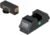 AmeriGlo i-Dot Night Sight Set for Walther PDP w/Green Tritium Orange Outline Front/ i-Dot Rear, WA-201
