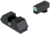 AmeriGlo i-Dot Night Sight Set for Walther PDP w/Green Tritium White Outline Front/ i-Dot Rear, WA-101