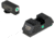 AmeriGlo i-Dot Night Sight Set for Walther PDP w/Green Tritium White Outline Front/ i-Dot Rear, WA-101