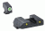 Ameriglo Complete Pro Operator Series Night Sight Sets Green Front Yellow Rear For Fits Glocks 17 19 22 23 24 26 27 33 34 35 37 38 39 Gl 229 Op