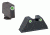 Ameriglo Night Sight Set - Tall Suppressor Style - Green Front / Green Rear - All For Glock Models GL-329
