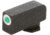 Ameriglo Night Sight, FRONT Only - Green w/ White Outline - For Glocks, .220 Height GL-112-220