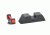 Ameriglo Night Sight Set, Spec. Combo - Red Fiber Front / Flat Black Rear - Fits Glocks 17/19/22 GFT-113