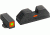 AmeriGlo Painted Rear Sight .272in. Height, Orange line, .155in. notch GL-616OR