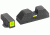 AmeriGlo Painted Rear Sight .287in. Height, Green Lumi line, .155in. notch GL-615G