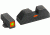 AmeriGlo Painted Rear Sight .287in. Height, Orange line, .155in. notch GL-617OR