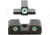 AmeriGlo Pistol Tritium Night Sights, Sig 220,229,245, Green Front, Green Rear, SG-165