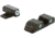 AmeriGlo Pistol Tritium Night Sights, Sig 220,229,245, Green Front, Green Rear, SG-165