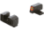 AmeriGlo Protector Sight Set for Springfield Hellcat OSP w/Green Tritium Orange Outline Front/ Black Serrated Rear, SA-434