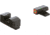 AmeriGlo Protector Sight Set for Springfield Hellcat w/Green Tritium Orange Outline Front/ Black Rear, SA-433
