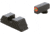 AmeriGlo Protector Sight Set for Walther PDP w/Green Tritium Orange Outline Front/ Black Serrated Rear, WA-433