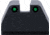 AmeriGlo Smith and Wesson Rear Sight, Green Tritium 2-Dot Black Outlines .492inH .150in Sq Notch, Smith &amp; Wesson, SW-2200R