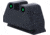 AmeriGlo Smith and Wesson Rear Sight, Green Tritium 2-Dot Black Outlines .492inH .150in Sq Notch, Smith &amp; Wesson, SW-2200R