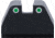 AmeriGlo Smith and Wesson Rear Sight, Green Tritium 2-Dot White Outlines .492inH .150in Sq Notch, Smith &amp; Wesson, SW-2100R