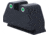 AmeriGlo Smith and Wesson Rear Sight, Green Tritium 2-Dot White Outlines .492inH .150in Sq Notch, Smith &amp; Wesson, SW-2100R