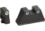 AmeriGlo Tall Suppressor Height Sight Set, All Glock excl. 42/43/43x/48, 3XL, Green Tritium w/ White Outline, GL-349