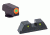 Ameriglo Tritium front and rear sights, orange yellow GL-451