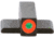 AmeriGlo Tritium Front Sig Tritium Front Sight GRN w/ ORNG Outline .220in. Height #8, SG-212-220-O