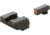 AmeriGlo Tritium Front Tritium Rear For Glock 20 ProGlo, Orange Circle Front and Pro Op Rear, Yellow GL-449