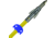 AMS Arrow AnKor QT Point Lava Crux Shaft &amp; Brand Safety Slide, A607