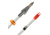 AMS Fiberglass Arrow, AMS AnKor QT Point, White Shaft &amp; AMS EverGlide Safety Slide, A207-WHT